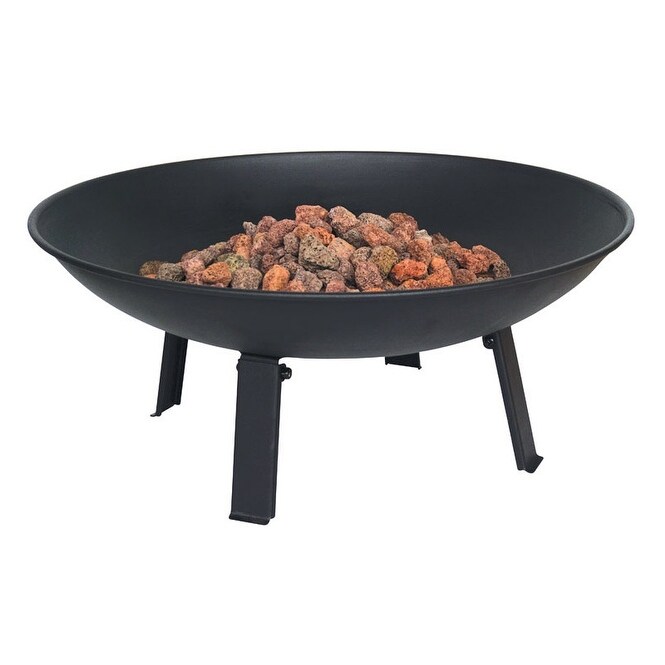Shop Bond 50476a Campfire Propane Fire Pit Steel Black 21