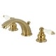 preview thumbnail 3 of 8, Victorian Widespread Bathroom Faucet with Retail Pop-Up in Polished Chrome