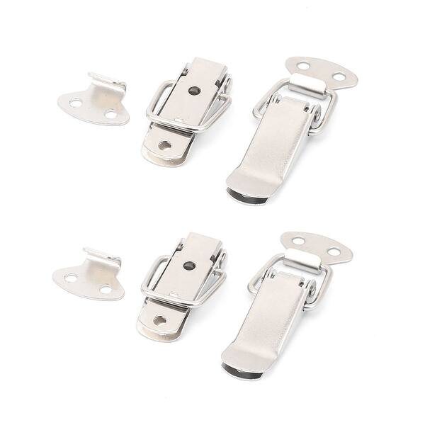 Case Chest Trunk Stainless Steel Toggle Latch Catch Clamp Clip 4 Sets