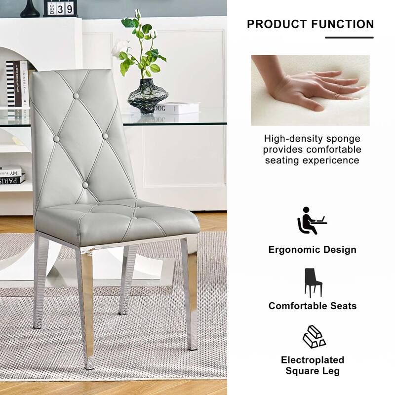 PU Dining Chair(set of 2)