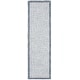 preview thumbnail 16 of 49, SAFAVIEH Handmade Abstract Nannie Modern Wool Rug 2'3" x 6' Runner - Navy/Ivory - Runner