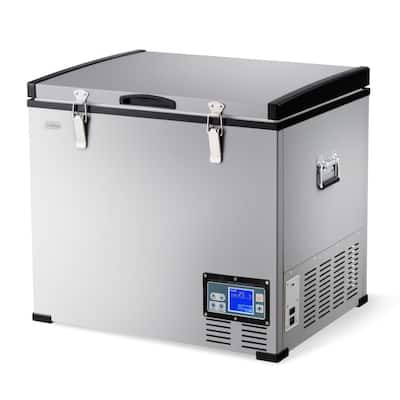 Costway 63-Quart Portable Electric Car Cooler Refrigerator / Freezer