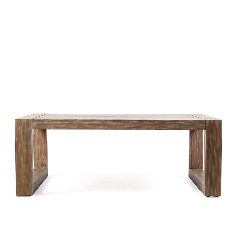 Paradise Solid Eucalyptus Wood 40.5" Outdoor Coffee Table