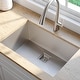 preview thumbnail 2 of 14, KRAUS Pax Stainless Steel 28 1/2 inch 1-Bowl Undermount Kitchen Sink