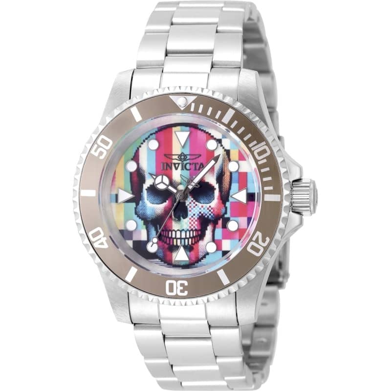 Invicta Men's 49060 Pop Art Quartz 3 Hand Multi Color Dial Watch