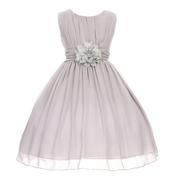 Silver Dresses for Little Girls