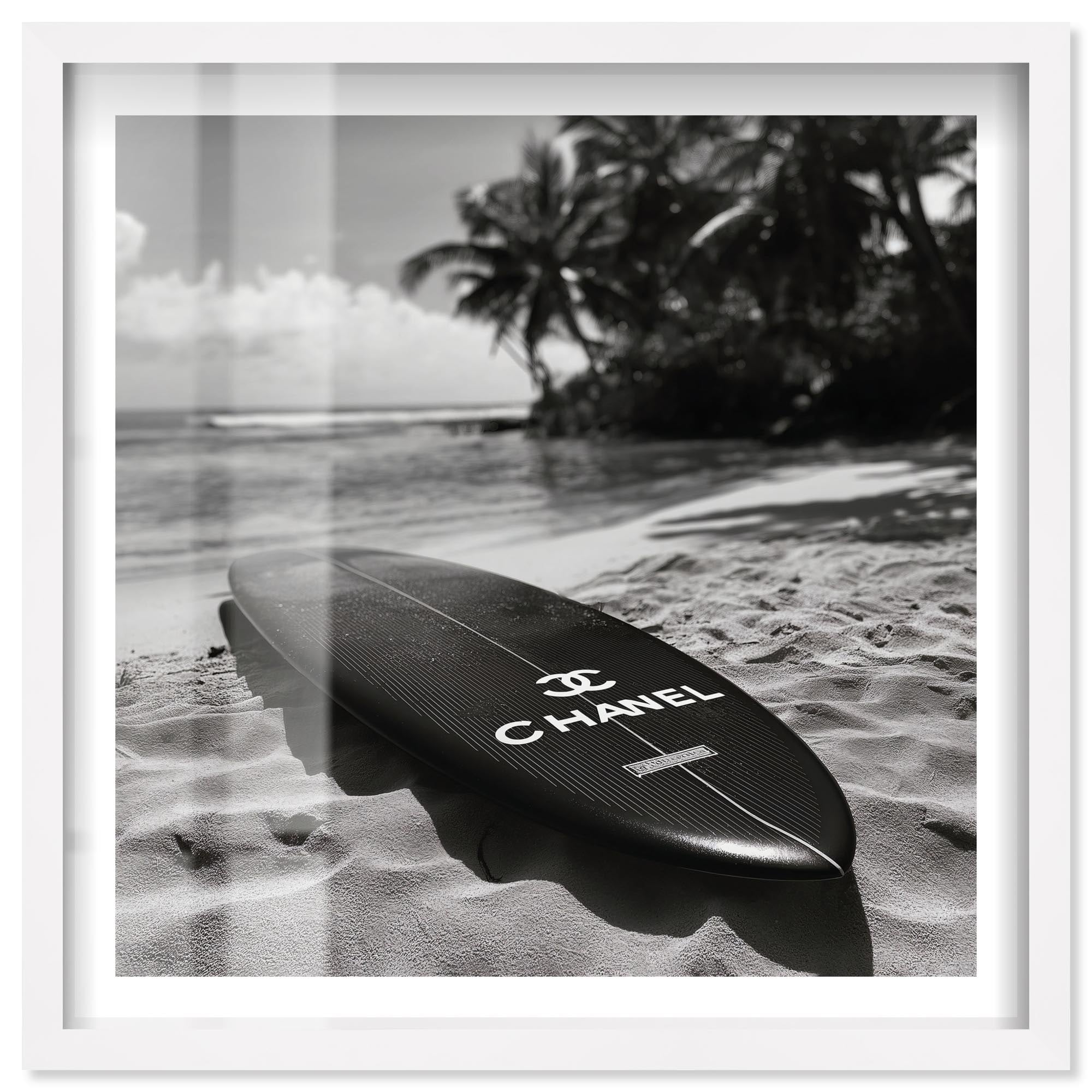 Couture on the Coast I Glam Wall Art Shadowbox Print by Notoriart