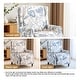 preview thumbnail 38 of 91, Linen Manual Upholstered Recliner with Wood Legs