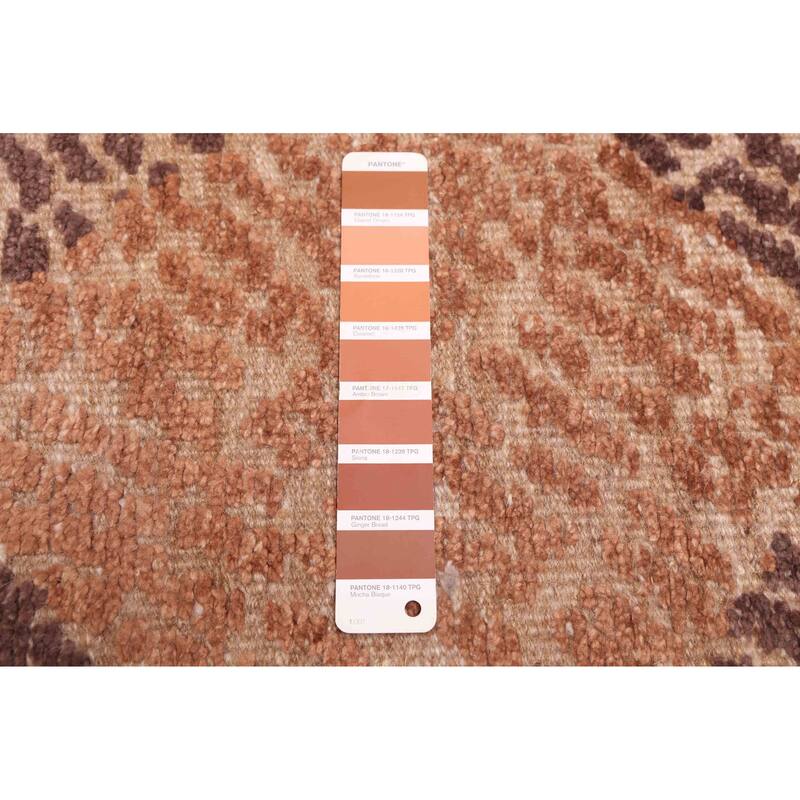 ECARPETGALLERY Hand-knotted Tangier Brown Wool Rug - 8'2 x 10'3