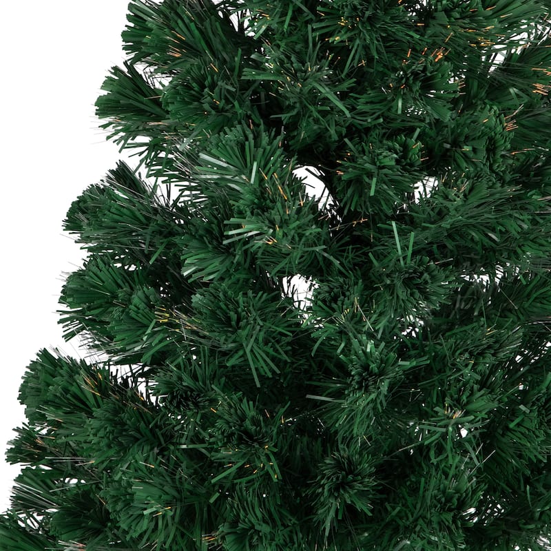 Pre-Lit Medium Color Changing Fiber Optic Artificial Christmas Tree - 4' - 4 Foot
