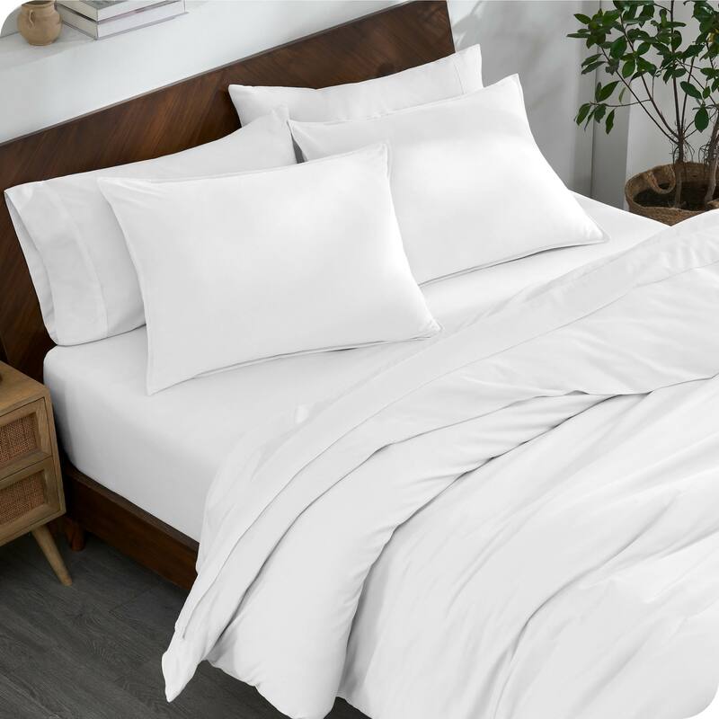 Bare Home Organic Cotton Jersey Duvet Cover Set