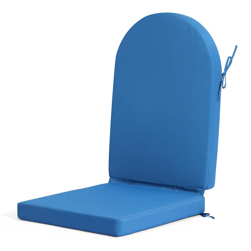 Laguna All Weather Poly Outdoor Adirondack Chair Seat And Back Cushion (Cushions Only)