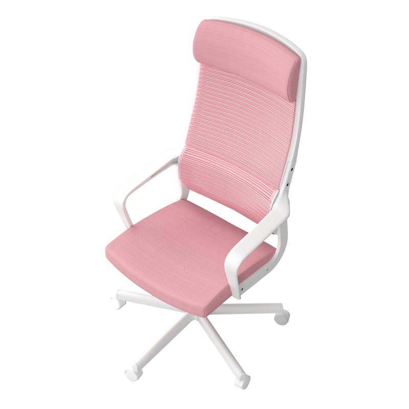 Sykes Contemporary Fabric Height Adjustable Ergonomic Swivel Desk Chair by Furniture of America