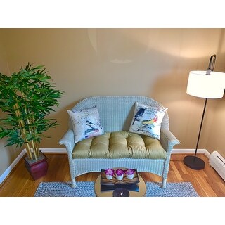 Blazing Needles All-Weather 3-Piece Bench Cushion Set