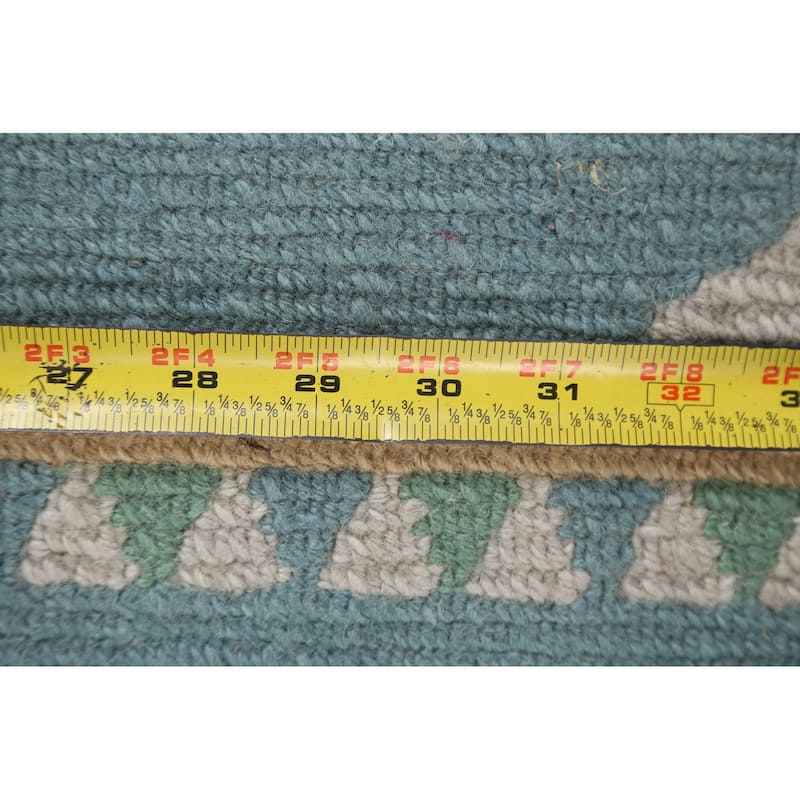Vegetable Dye Nepalese Area Rug Hand-knotted Oriental Wool Carpet - 5'2" x 8'0"