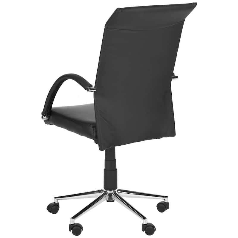 SAFAVIEH Maura Black Desk Chair - 22.4" x 27.6" x 41.3" - 22Wx28Dx41H