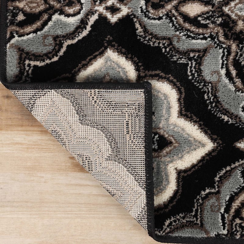 Superior Crawford Modern Medallion Indoor Runner or Area Rug