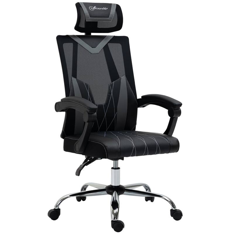 Vinsetto Office Chair Ergonomic Desk Chair, 360° Swivel Computer Chair