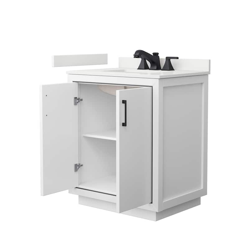 Wyndham Collection WCF111130S-QTZ-US3MXX Icon 30" Free Standing Single