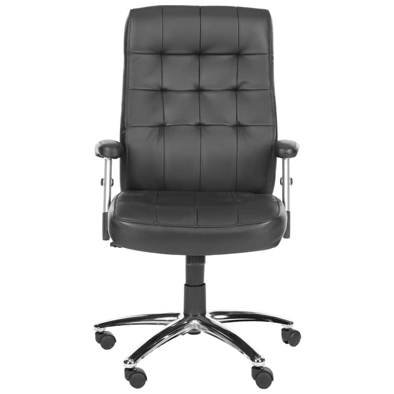 SAFAVIEH Drema Black Desk Chair - 24.4" x 27.8" x 43.3" - 24Wx28Dx43H