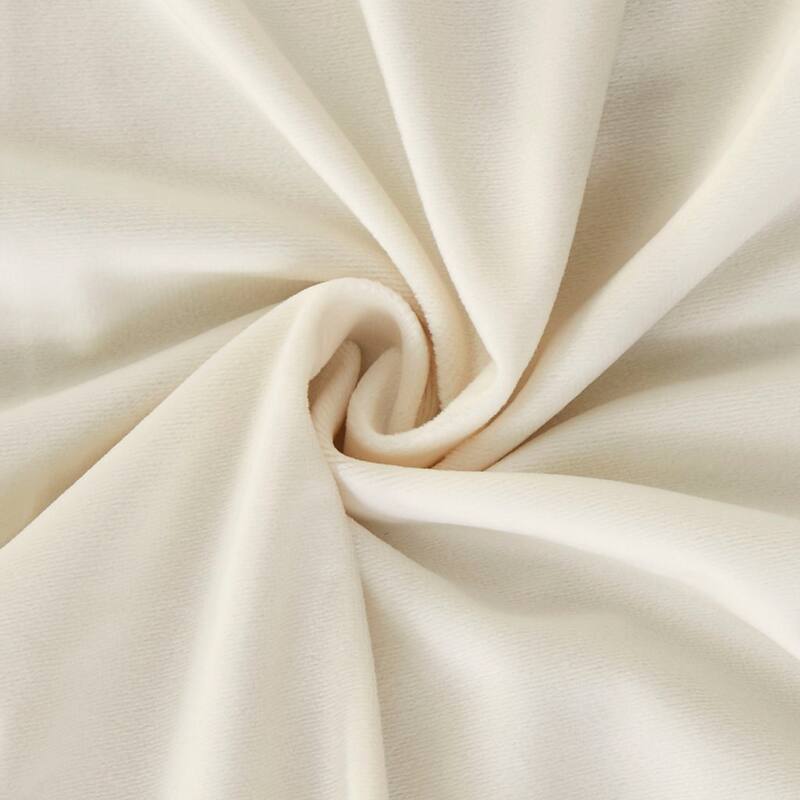 Room Darkening Metallic Printed Poly Velvet Window Panel