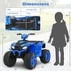 preview thumbnail 30 of 58, Honeyjoy 24V Kids Ride-On Electric ATV 4-Wheeler Quad Car with - See Details