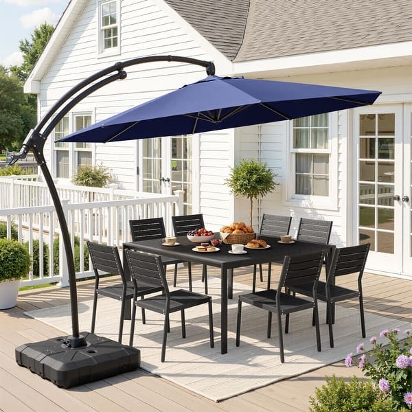 gardenline offset patio umbrella FIM Flexy Aluminum 8' x 10' Rectangular – GiantPatioUmbrellas have for those who Durable Restaurant Outdoor Umbrella Size:Large publishedtoshopify