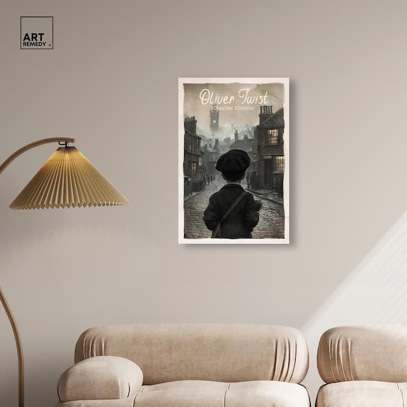 Oliver Twist Classic Canvas by Art Remedy, Gallery Wrapped