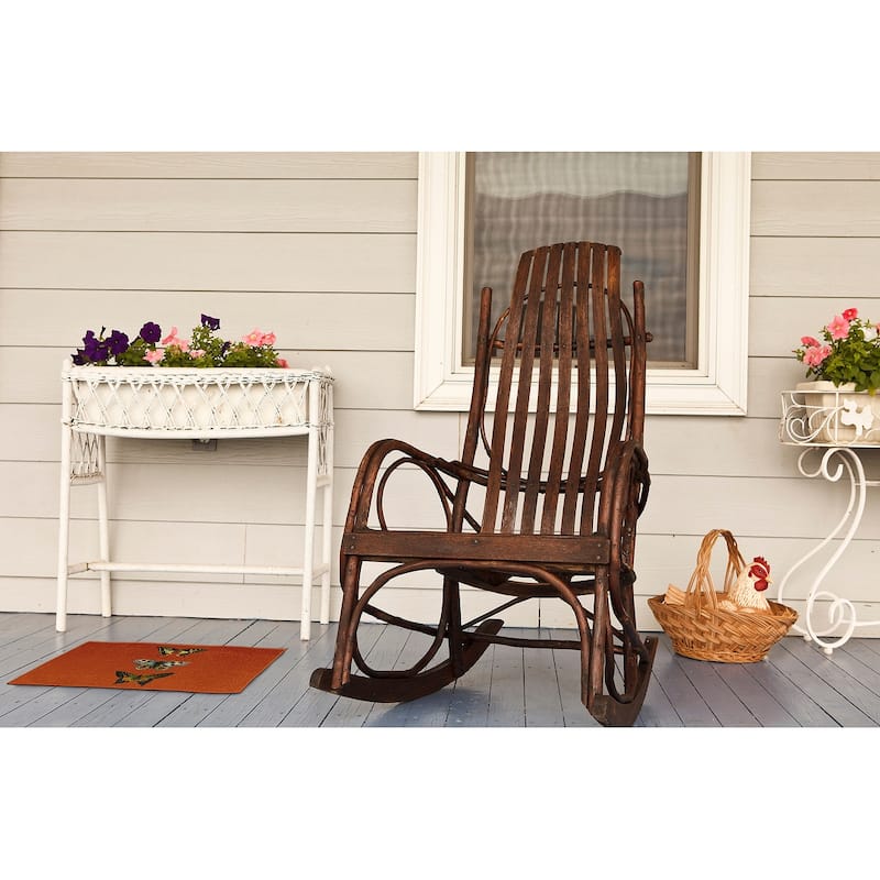 Butterflies Novelty Chenille Area Rug