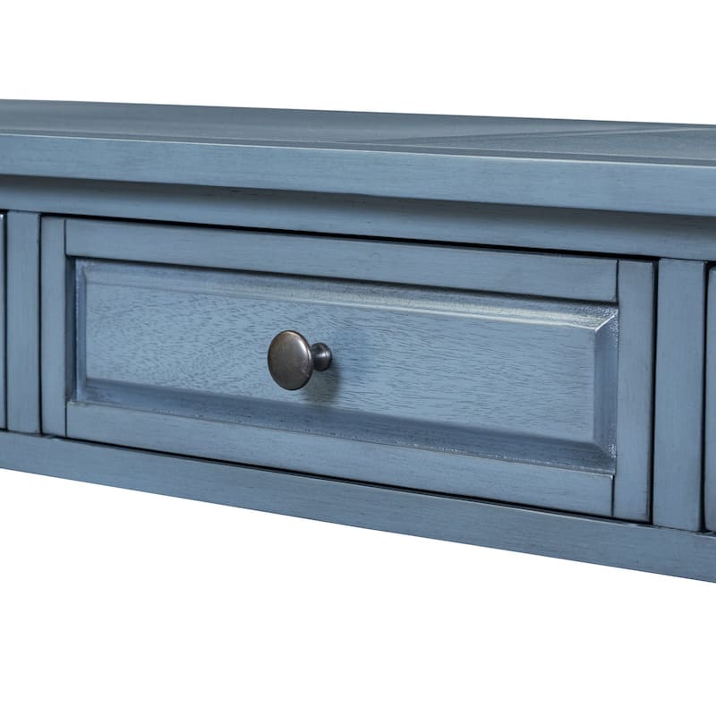 Console Table 63" Long Console Table with Drawers and Shelf