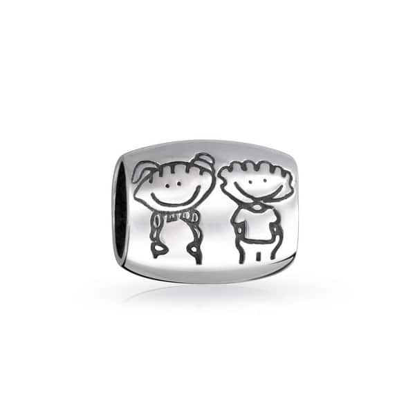 Bff Hy Friendship Cartoon Family Brother Sister Charm Bead Brother Sister Charm Bead