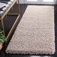 preview thumbnail 90 of 239, SAFAVIEH Santa Monica Shag Einara 2-inch Thick Area Rug 2'3" x 13' Runner - Beige - Runner