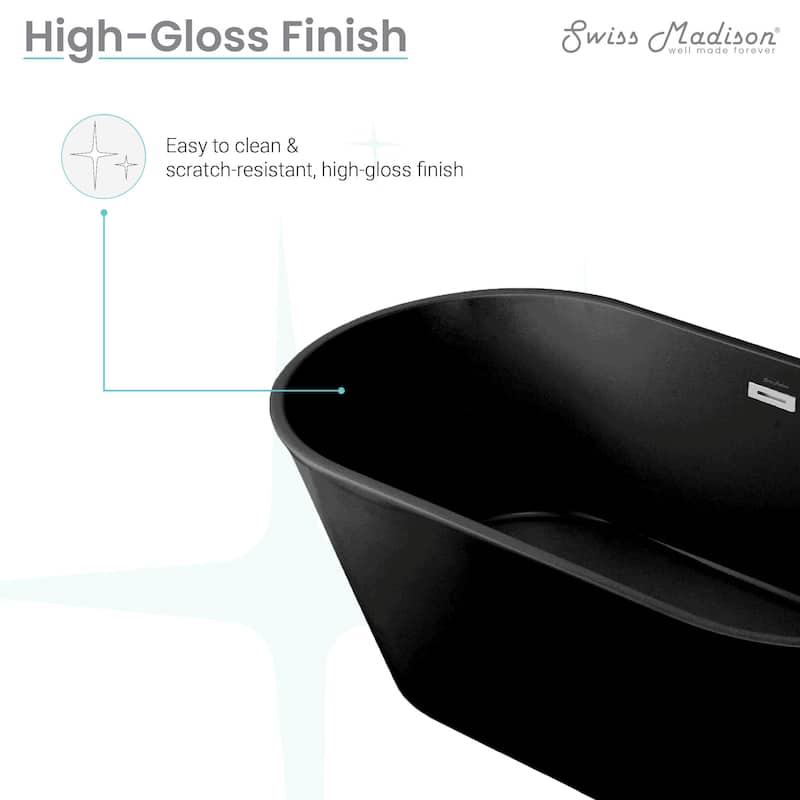 Claire 60" Freestanding Bathtub