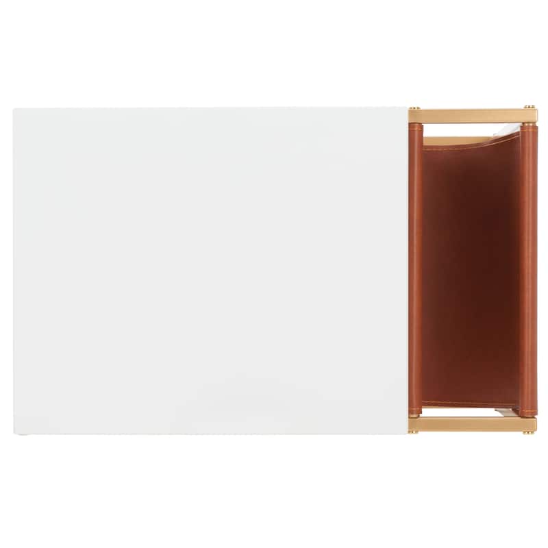 SAFAVIEH Eldora Side Table - 22" L x 14" W x 20" H - 22Wx14Dx20H