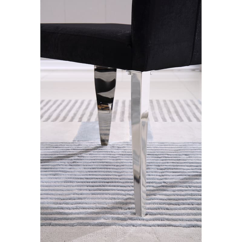 Modern Velvet Dining Chairs Set Of 2