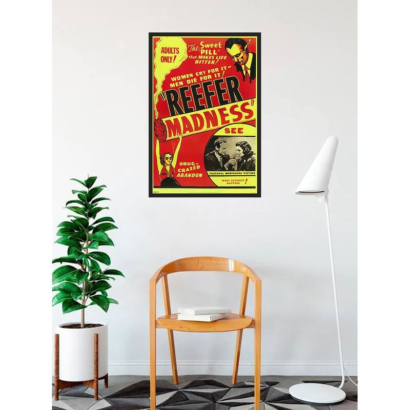 Reefer Madness Framed Art Poster - 24 x 36 Inch