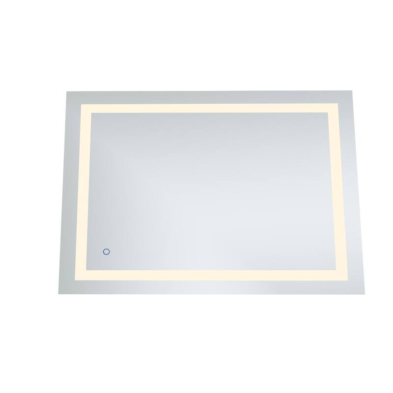 Avalon 30" x 40" Hardwired LED mirror - Silver