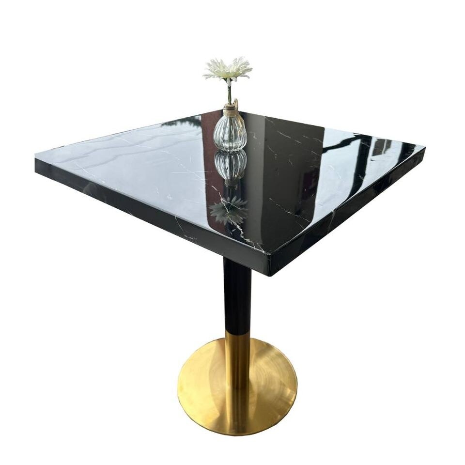 Black marble bar table cheap