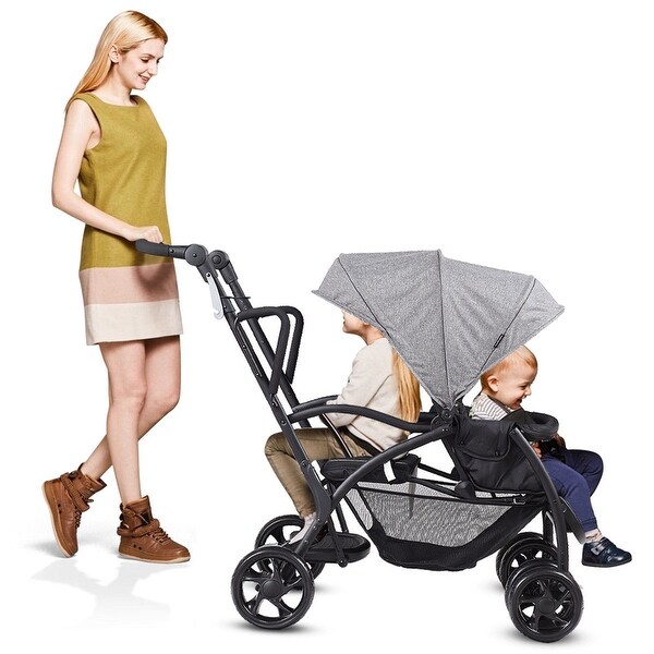 Shop Costway Folding Baby Sit and Stand 