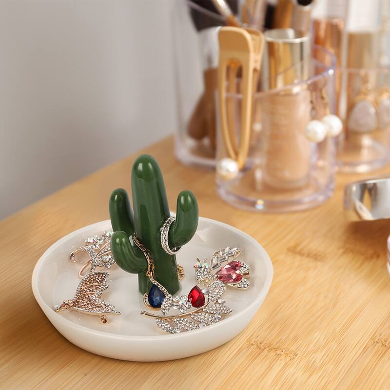 Ceramic Ring Holder Decor Jewelry Dish Organizer