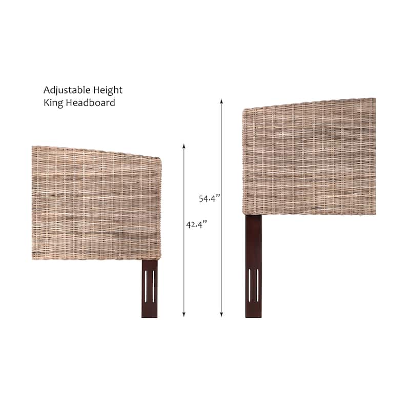 Cardiff Rattan Adjustable Headboard
