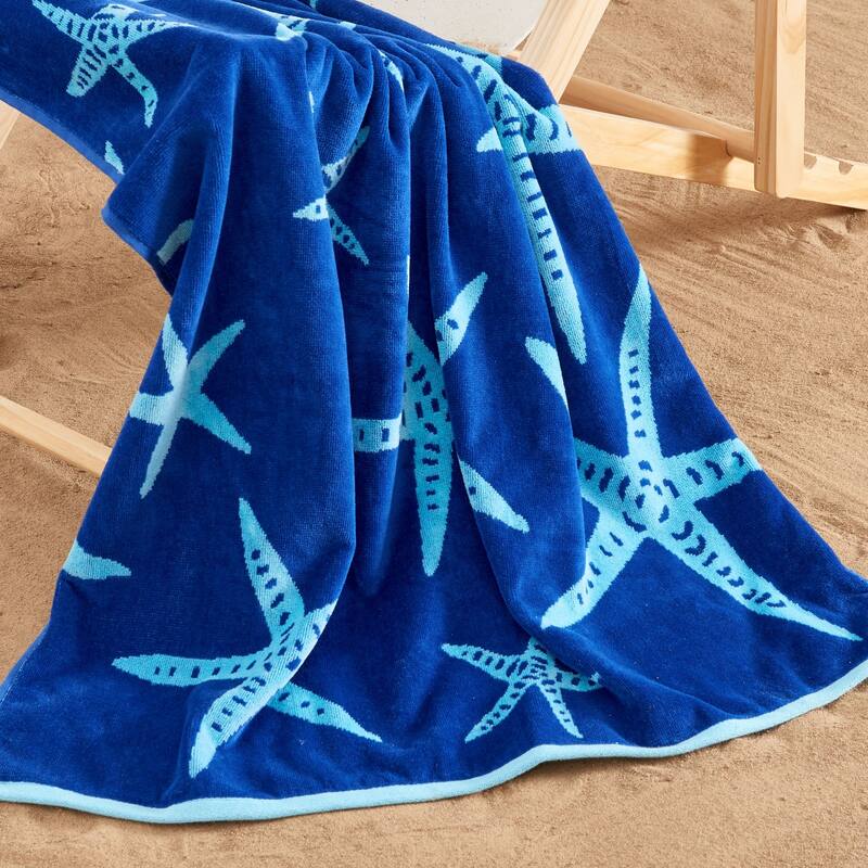 Luxurious Cotton Printed Beach Towel