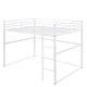 preview thumbnail 27 of 31, Metal Loft Bed Full with Guardrails, Flat Ladder, Kids, Teens, Adults
