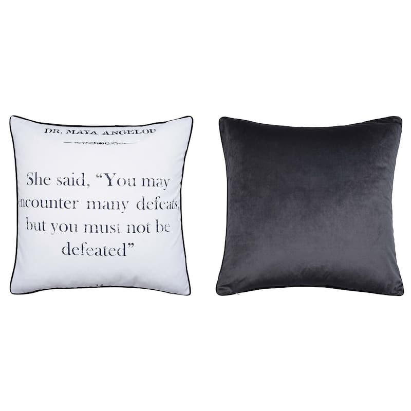 Dann Foley - Double Sided Quote Pillow