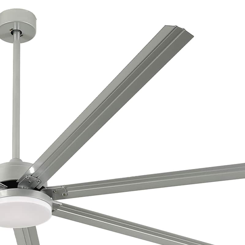 Moasis 96 Inch 7 Blade Industrial Large Ceiling Fan with Lights