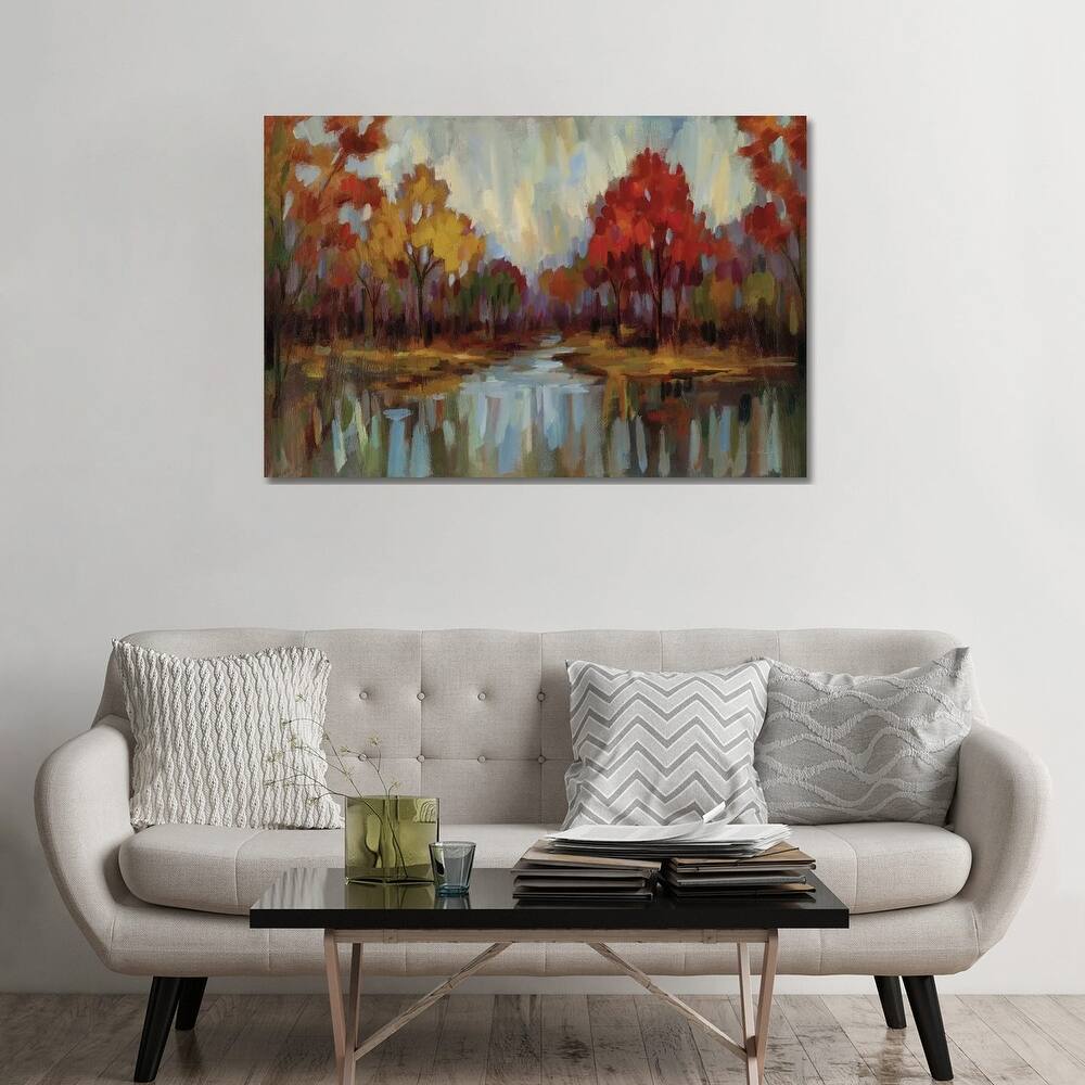 iCanvas "Fall Aquarelle" by Silvia Vassileva Canvas Print