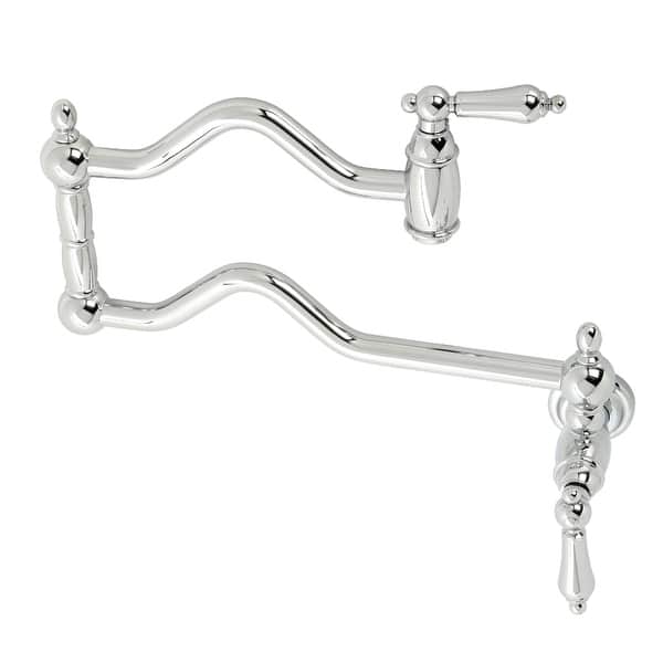 slide 2 of 25, Heritage Wall Mount Pot Filler Kitchen Faucet