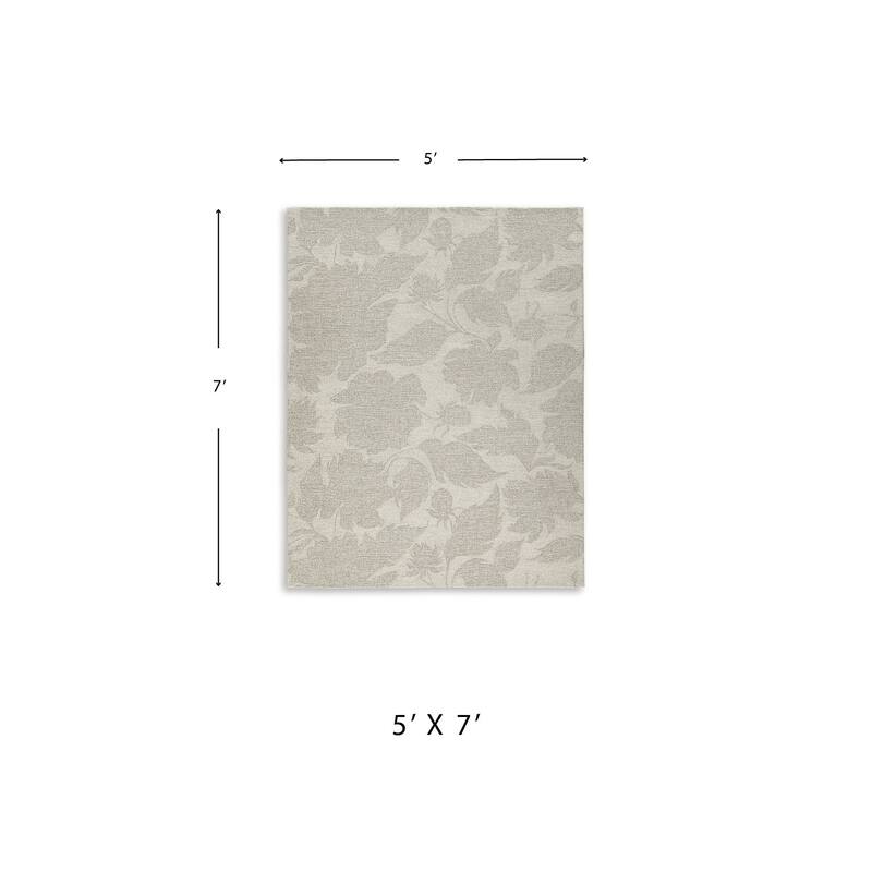 Signature Design by Ashley Chadess Linen/Taupe Rug