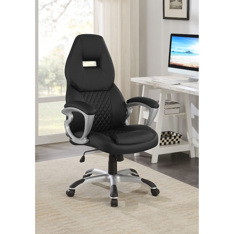 Bruce Upholstered Adjustable Home Office Desk Chair