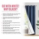 preview thumbnail 34 of 74, Dakota Complete Blackout Drapery Heavy Thermal Insulated Efficient Window Curtain Grommet Panels, 2 Panels